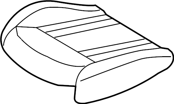 View 88260G9210TKA Seat Cover (Right, Front) Full-Sized Product Image