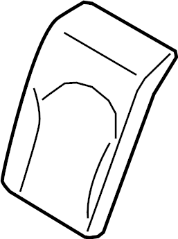 View 89350G9000 Seat Back Cushion (Left, Right, Rear) Full-Sized Product Image