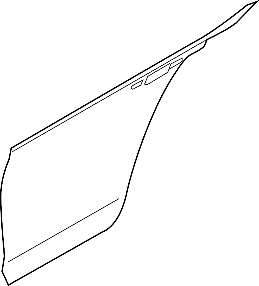 View 77111G9001 Door Outer Panel (Left, Rear) Full-Sized Product Image