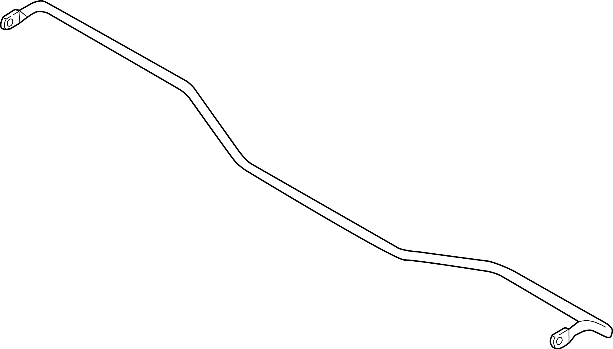 View 55510J5100 Suspension Stabilizer Bar (Right, Rear) Full-Sized Product Image