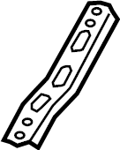 View 55497J5000 Suspension Subframe Crossmember Brace (Front, Rear) Full-Sized Product Image