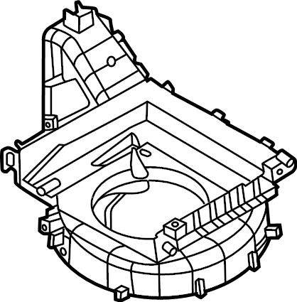 View 97114R6000 Case - Blower. (Upper) Full-Sized Product Image