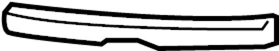 View 865843M500 Bumper Cover Bracket (Right, Front, Upper) Full-Sized Product Image