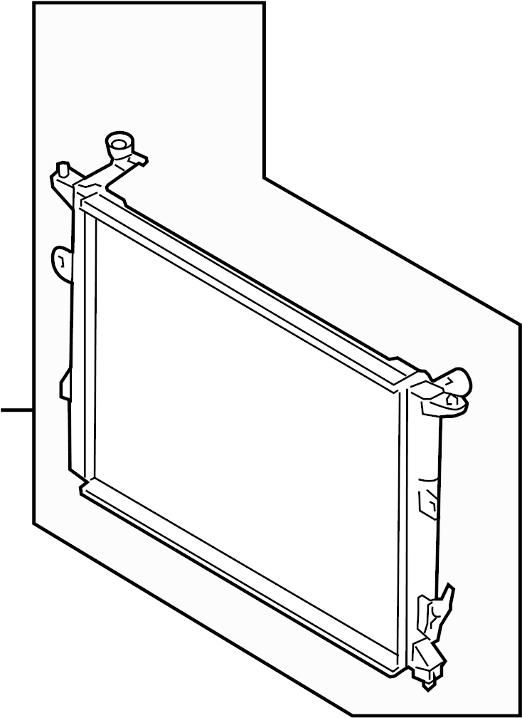 View 253103M140 Radiator Full-Sized Product Image