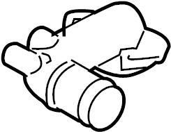 View LR122709 Engine Coolant Outlet Flange Full-Sized Product Image
