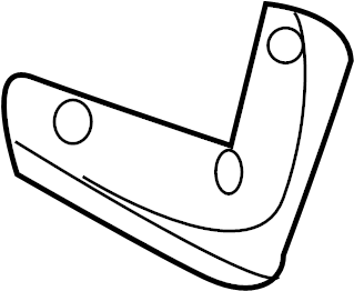 View 868323M000 Mud Flap (Right, Front) Full-Sized Product Image