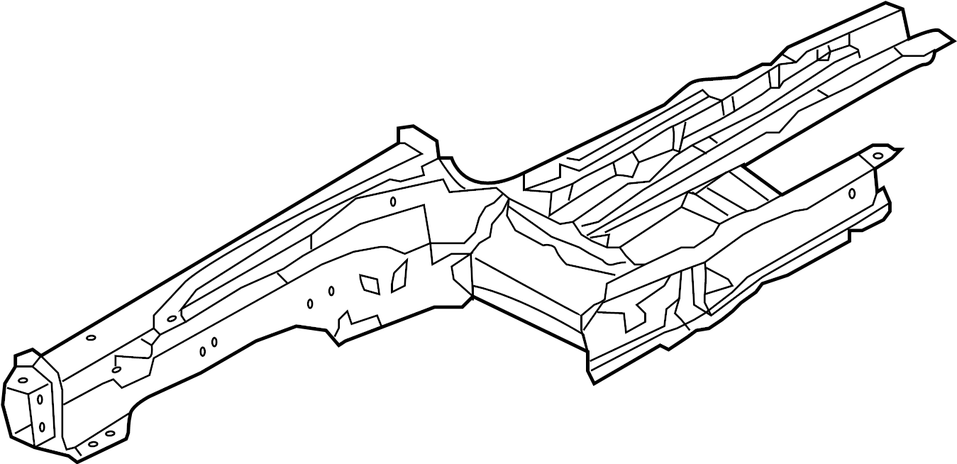 View 646023M200 Frame Side Member (Right, Front, Rear, Lower) Full-Sized Product Image