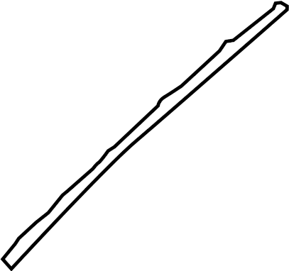 View 861383M000 Windshield Molding Bracket (Left) Full-Sized Product Image