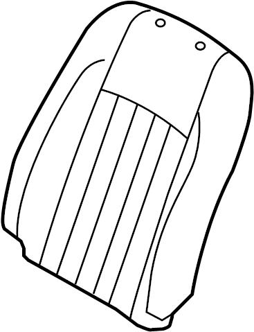 View 883603M143RHY Seat Back Cushion Cover (Front, Rear) Full-Sized Product Image