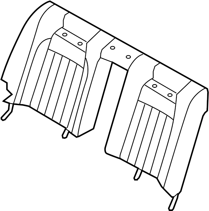 View 893603M771RHZ Seat Back Cushion Cover (Right, Rear) Full-Sized Product Image