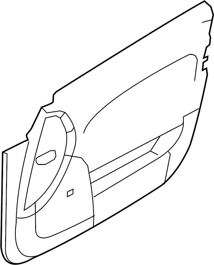 View 823013M290BR Door Interior Trim Panel (Left, Front) Full-Sized Product Image