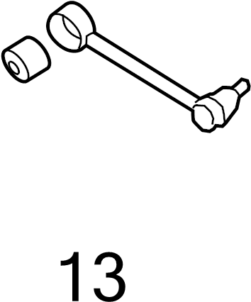 View 552583M000 Bushing. Arm. Lateral. (RR). (Rear, Upper, Lower) Full-Sized Product Image