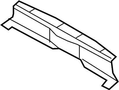 View 857703M001 Rear Body Panel Trim Panel (Rear) Full-Sized Product Image