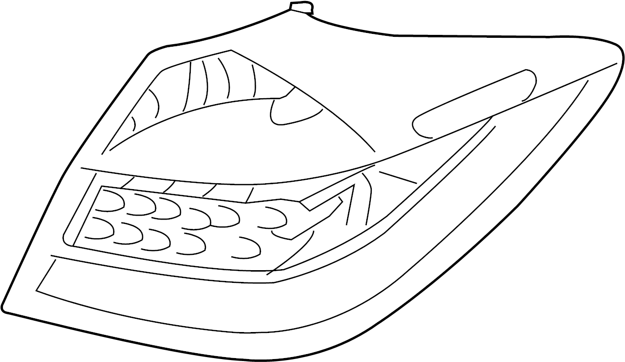 View 924103M250 Tail Light Housing (Left, Rear) Full-Sized Product Image