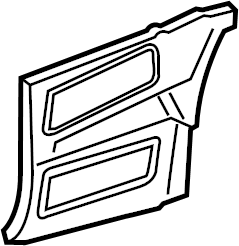 View 866133M500 Bumper Cover Bracket (Left, Rear, Upper, Lower) Full-Sized Product Image