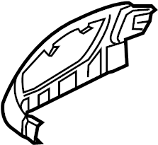 View 88272B1000SG2 Seat Frame Trim Panel (Right, Front) Full-Sized Product Image