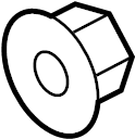 View 924153M000 Nut. (Rear, Lower) Full-Sized Product Image