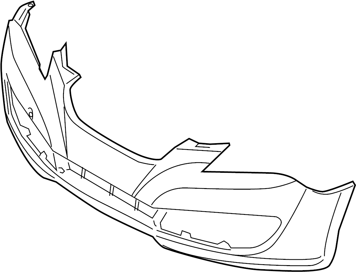 View 865112M000 Bumper Cover (Front, Lower) Full-Sized Product Image