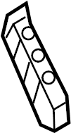 View 865182M300 Bumper Cover Bracket (Front, Upper, Lower) Full-Sized Product Image