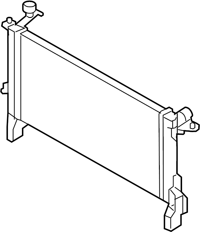 View 253102M510 Radiator Full-Sized Product Image