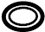 View 97690 34610 A/C Line O-Ring. A/C Refrigerant Line O-Ring. AC hose o-ring. Hose & tube assy o-ring. Liquid line o-ring. Switch o-ring.  Full-Sized Product Image