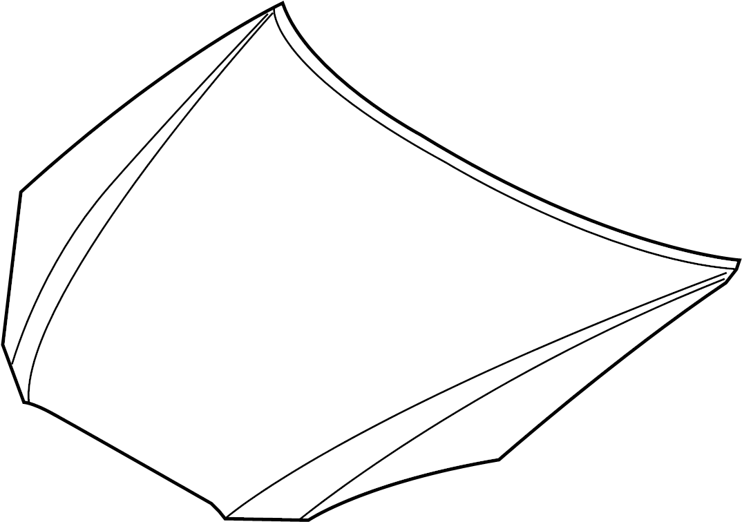 View 664002M000 Hood Panel Full-Sized Product Image