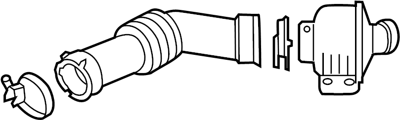 View 281902M350 Engine Air Intake Hose Full-Sized Product Image