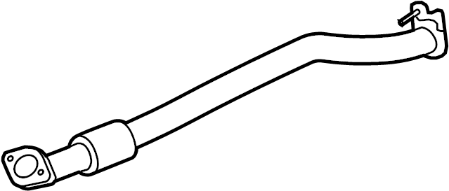 View 286102M100 Exhaust Pipe (Front) Full-Sized Product Image
