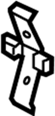 View 581442M700 Disc Brake Anti-Rattle Clip Full-Sized Product Image
