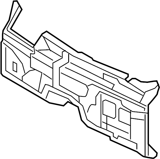 View 841202M200 Engine Compartment Insulation (Upper) Full-Sized Product Image