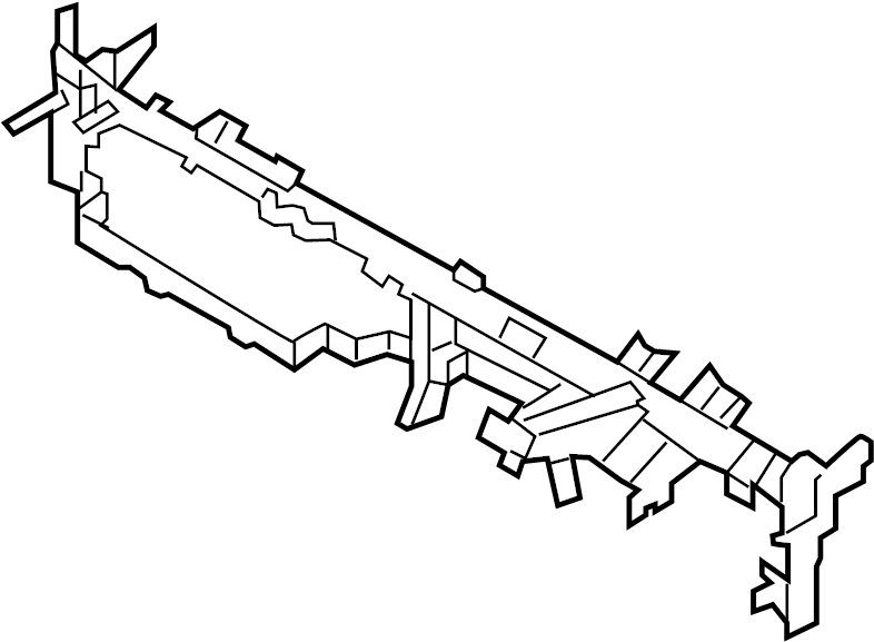 View 844102M100 Instrument Panel Reinforcement Full-Sized Product Image
