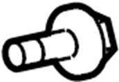 View 826783K000 Exterior Door Handle Base Bolt Full-Sized Product Image
