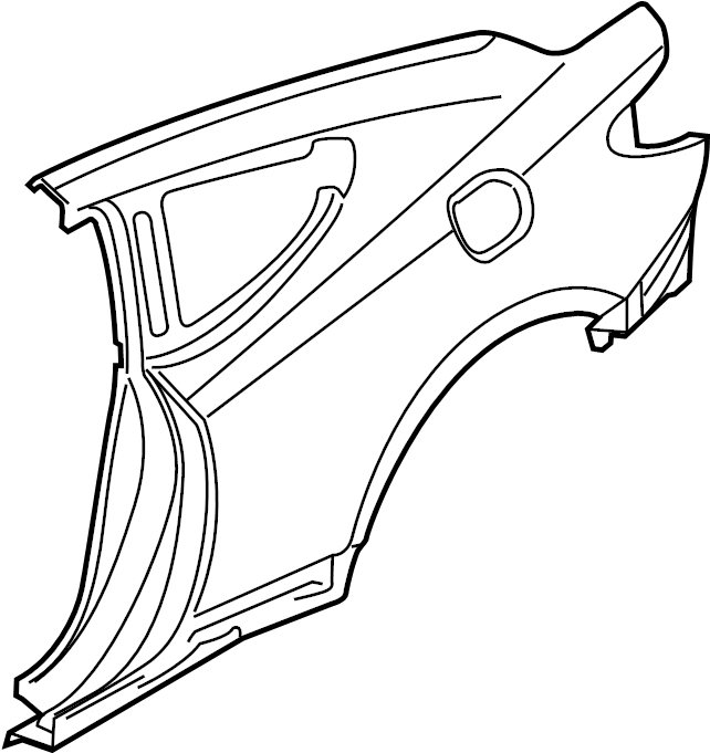 View 715032MC00 Quarter Panel (Left) Full-Sized Product Image