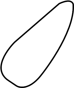 View 872572M001 Spoiler Seal (Left, Rear) Full-Sized Product Image