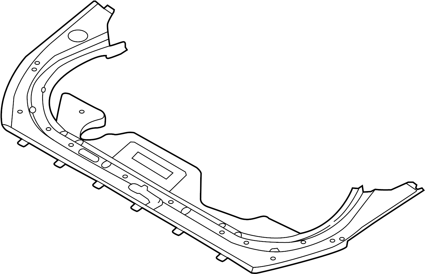 View 86361B1000 Radiator Support Access Cover (Front, Upper) Full-Sized Product Image
