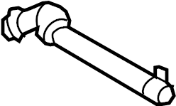 View 0PB121507A Engine Coolant Pipe Full-Sized Product Image