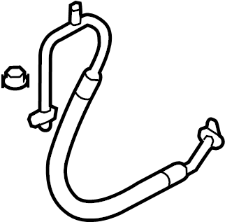 View 97762B1310 A/C Refrigerant Discharge Hose Full-Sized Product Image