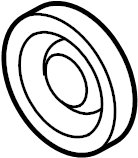 View 97643D2400 A/C Compressor Clutch Pulley Full-Sized Product Image
