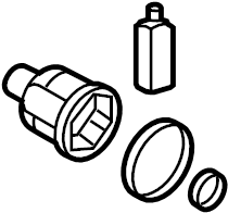 View 495L3B1000 CV Joint Kit (Left, Front) Full-Sized Product Image