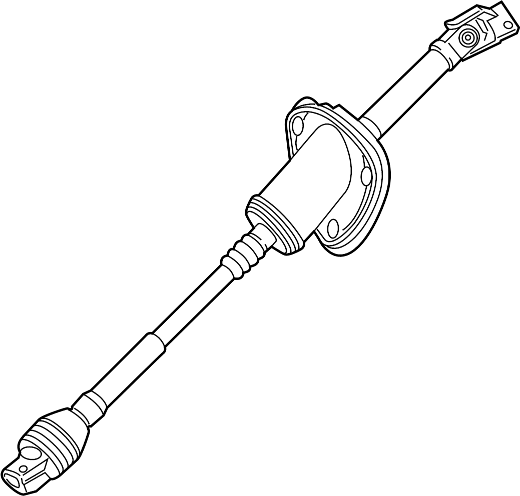 View 56400B1000 Steering Shaft (Lower) Full-Sized Product Image