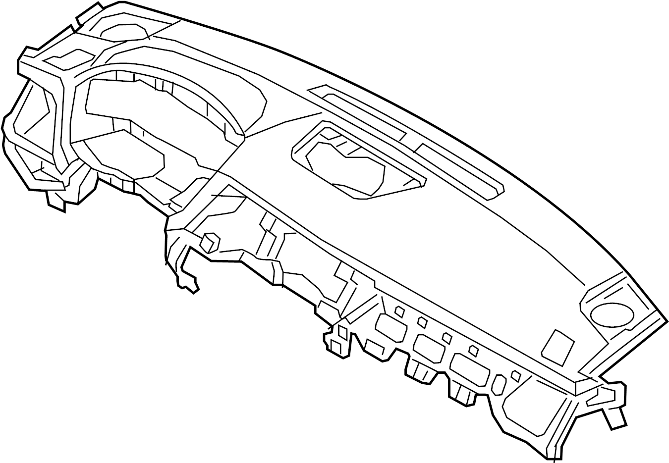 View 84710B1000RRY Dashboard Panel Full-Sized Product Image