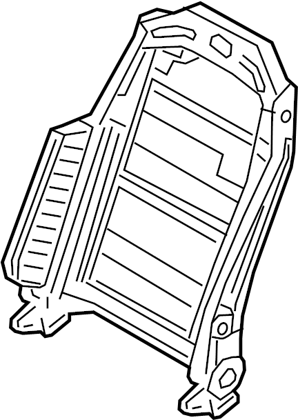 View 88310B1710 Seat Back Frame (Front) Full-Sized Product Image