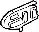 View 88990B1000RNB Power Seat Switch (Left) Full-Sized Product Image