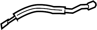 View 81372B1000 Door Latch Cable (Front) Full-Sized Product Image