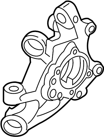 View 52720B1000 Knuckle. Carrier. (Right, Rear) Full-Sized Product Image