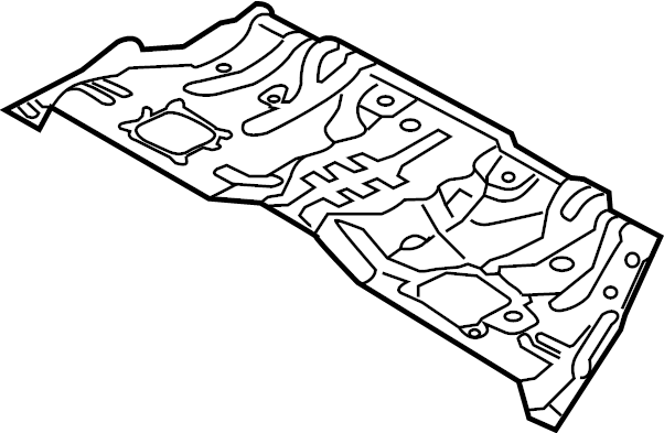View 65511B1000 Floor Pan (Front, Rear) Full-Sized Product Image