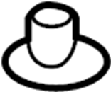 View 31323739 Plastic nut Full-Sized Product Image