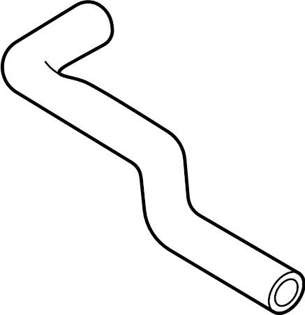 View 25414T1100 Radiator Coolant Hose (Upper) Full-Sized Product Image