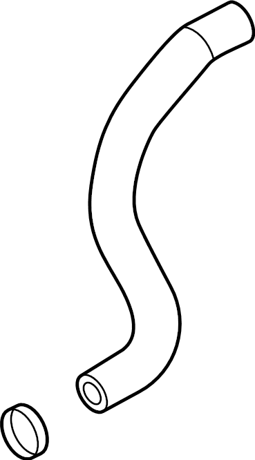 View 25415T1100 Radiator Coolant Hose (Upper, Lower) Full-Sized Product Image