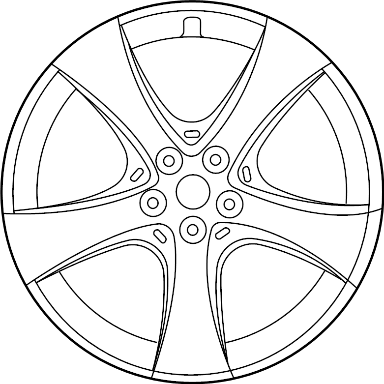 View 52914T1320 Wheel (Rear) Full-Sized Product Image